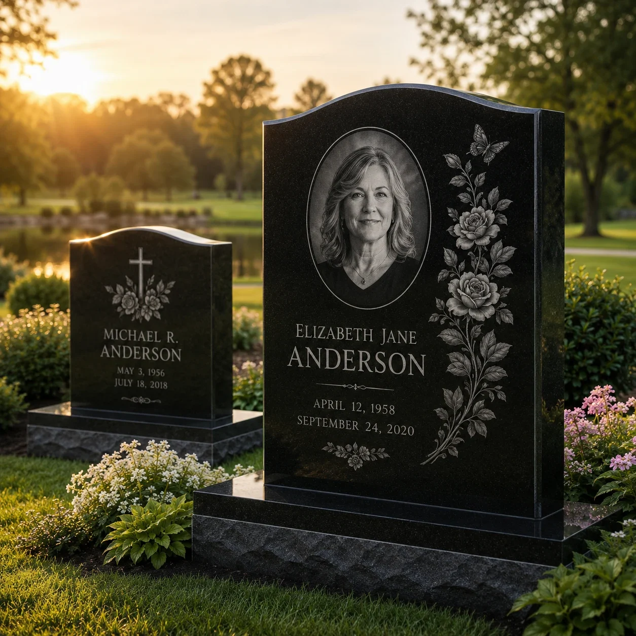 Laser Etched Memorials
