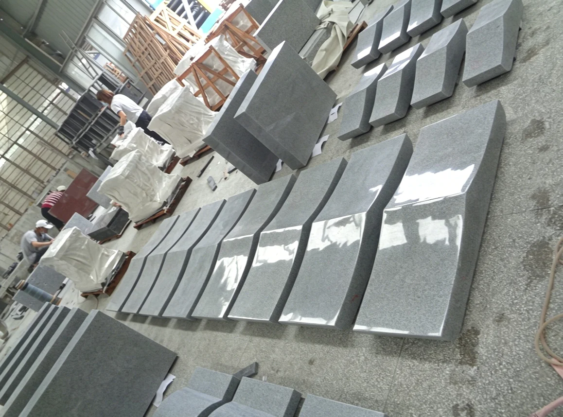 Grey Granite Headstone